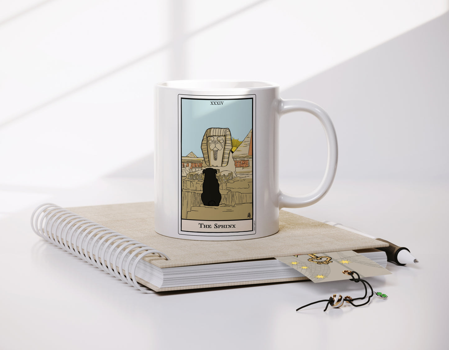 PUG TAROT MUG "The Sphinx"