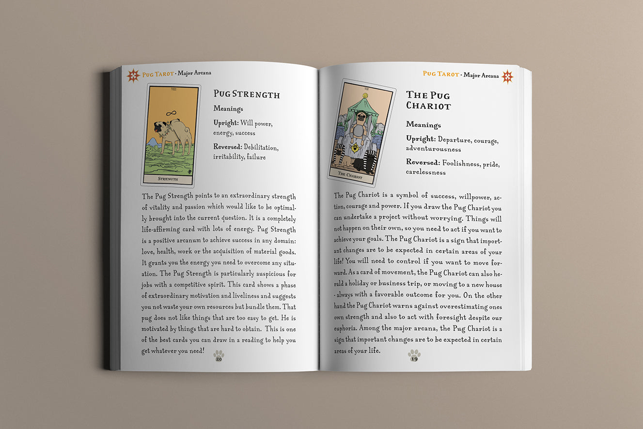 Pug Tarot Deck / Englische Version