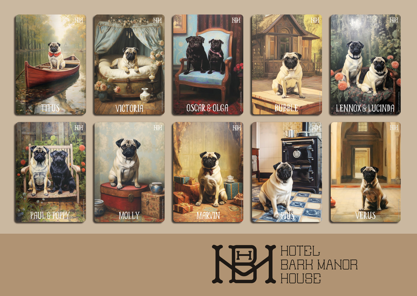 Bark Manor House, German/English edition
