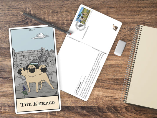 Pug Tarot Maxi Karte "The Keeper"
