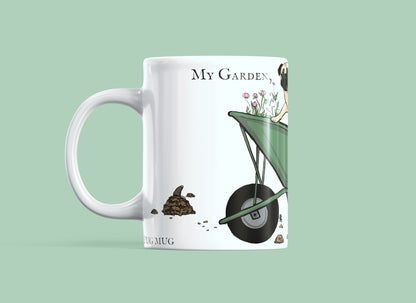 New: PUG MUG "Gardening time"!
