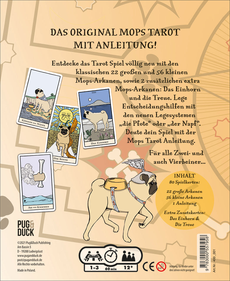 Mops Tarot Deck / Deutsche Version