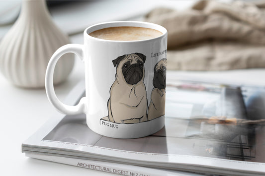 Mops Tasse Becher 